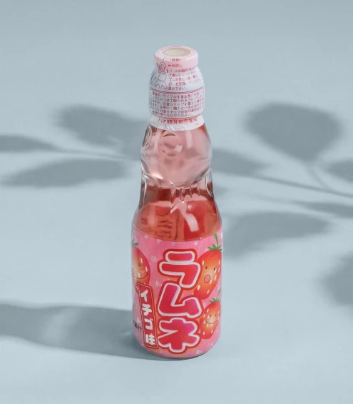Лимонад японский Ramune Клубника