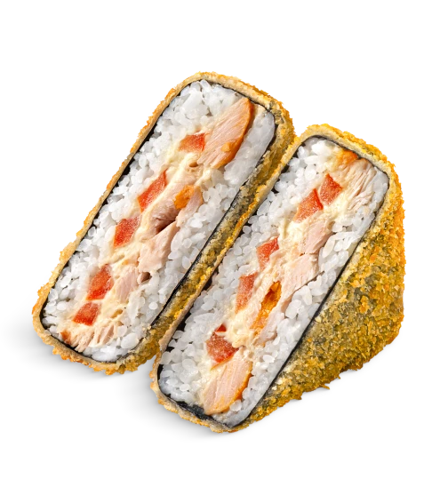 Онигиразу с курицей