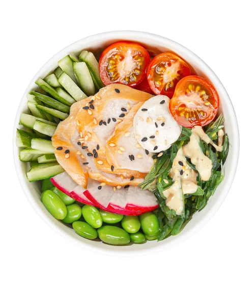 Поке с курицей