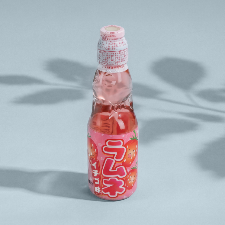 Лимонад японский Ramune Клубника