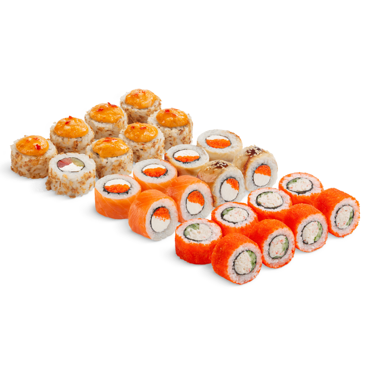 Сет Дабл (белый соус) (new) заказать в Москве — Доставка на дом и в ...