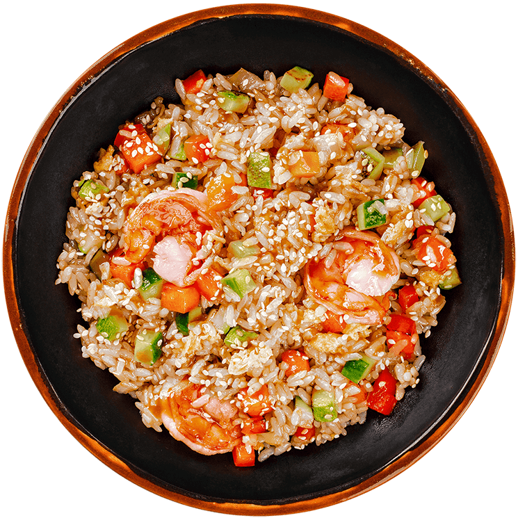 Китайский рис с морепродуктами