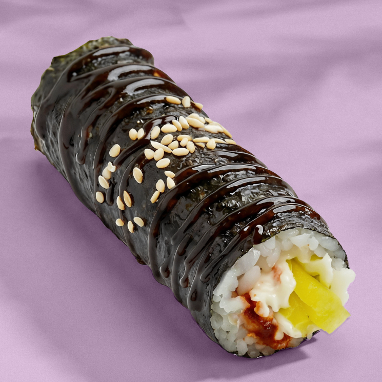 Мини кимпаб с крабом