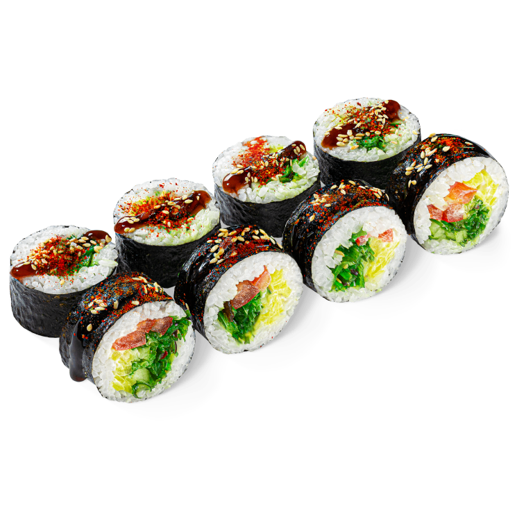 Кимпаб с овощами 